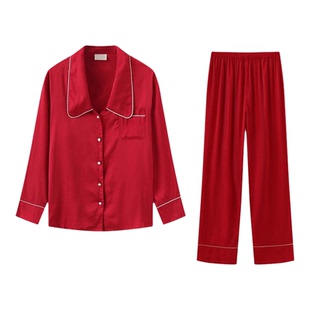 本命年马年衣服妈妈红色睡衣定制刺绣女士生日新年礼物2026属马的