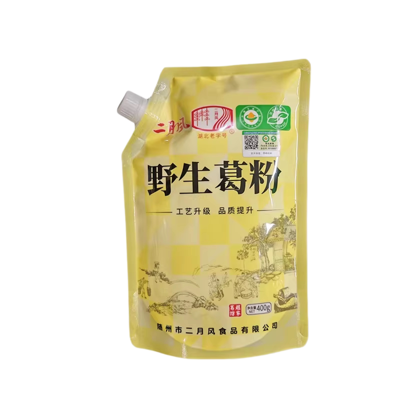 二月风纯正双有机野葛根粉柴葛根粉400g袋装