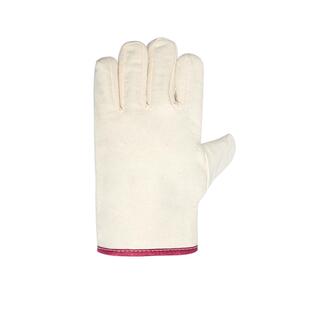 帆布手套劳保耐磨工作加厚耐用布电焊焊工隔热干活工地24线批发