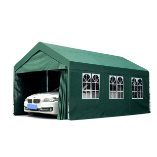 步酷加厚四面围车库停车棚家用遮阳棚雨篷移动汽车帐篷大伞户外棚