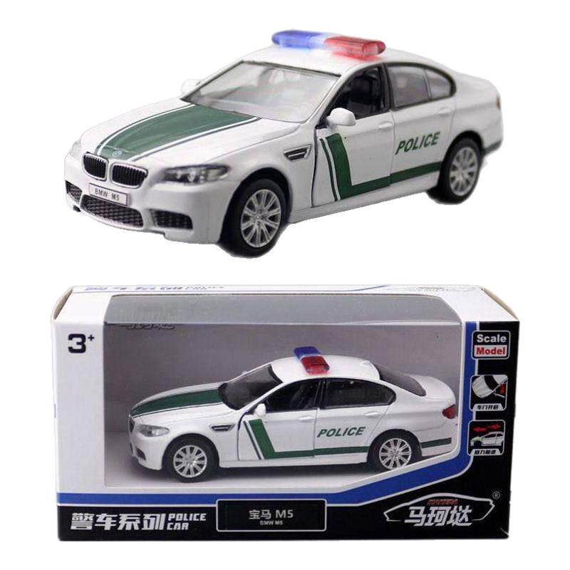 裕丰马珂垯5寸合金M5警车模型