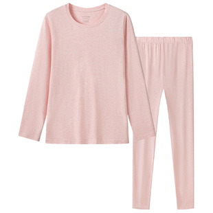 SCHIESSER舒雅女士7A抑菌圆领贴身秋衣秋裤保暖内衣套装25945W