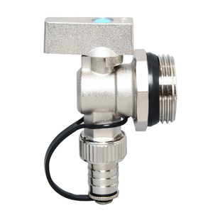 地暖分水器放水泄水阀地热管排气排水大流量全铜6分1寸排污水龙头