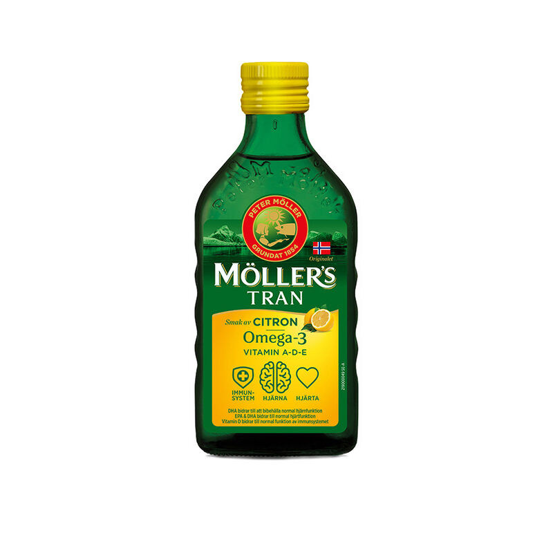 沐乐思Mollers鳕鱼肝油液体柠檬
