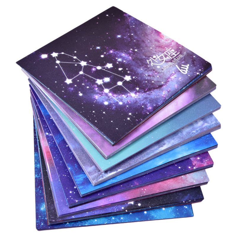 星空折纸彩纸大号彩色厚手工纸正方形手工制作材料正方双面星座