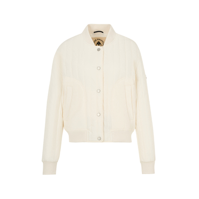 MOOSE KNUCKLES FAIRHAVEN女士简约竖纹绗缝夹克外套