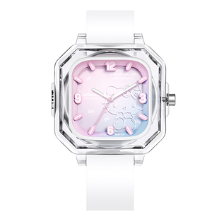HelloKitty凯蒂猫手表女儿童女孩小学生女童机械只看时间女生防水