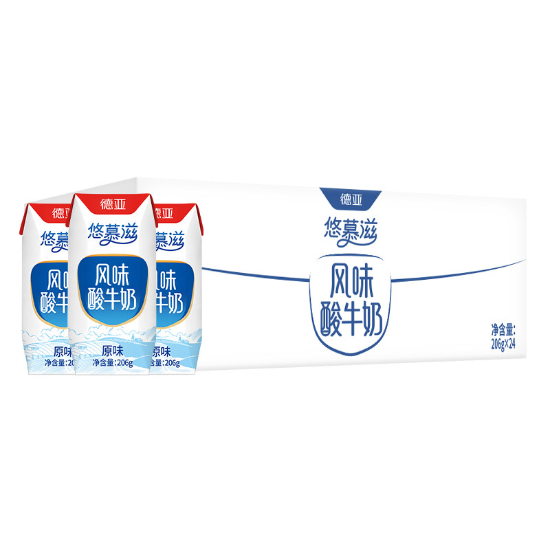 德亚200ml*24盒原味口感浓醇酸奶