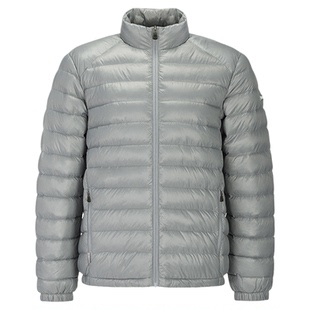 黑冰户外休闲羽绒服男款立领轻量保暖外套650蓬鸭绒内胆上衣8901