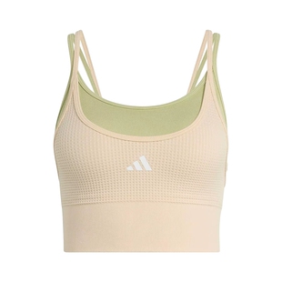 adidas阿迪达斯低强度速干瑜伽普拉提健身马甲春女运动内衣KQ5242
