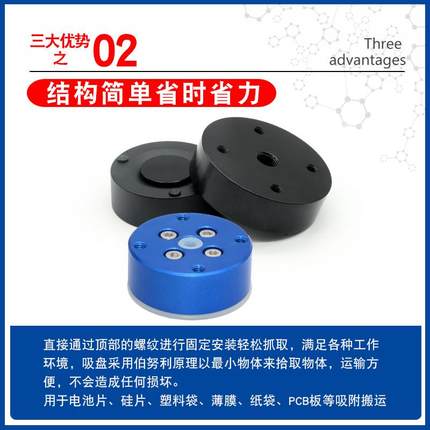 非接触机械手光伏真空吸盘AFS-20/30/40/50/60/80 XT661-4A-L/R