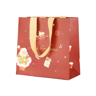 ISUKA/一树家圣诞节礼品袋手提袋可爱卡通儿童生日礼物包装袋纸袋