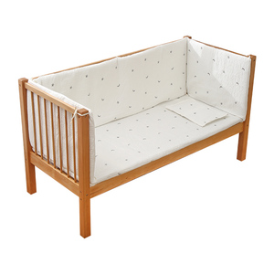 金多喜床围防碰撞纯棉宝宝床围挡布套件加宽婴儿床上四件套可拆洗