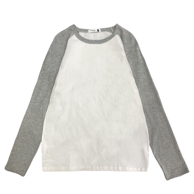 田先生长袖修身撞色百搭男士T恤