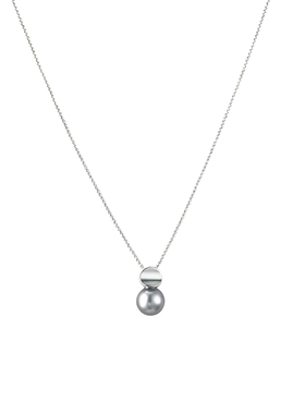 简约银色百搭气质项链