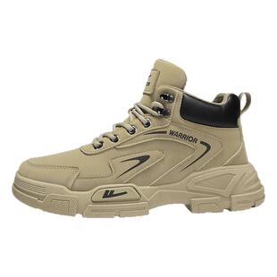 回力马丁靴男鞋秋冬运动高帮防水工作户外登山工装厚底耐磨劳保鞋