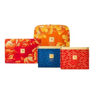 元朗荣华杏仁饼鸡蛋卷曲奇多口味传统饼糕点休闲零食饼干礼盒送礼