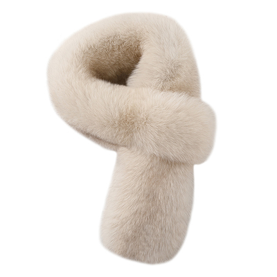 韩国双面狐狸毛皮草冬季保暖围巾