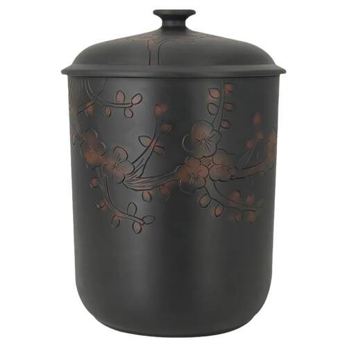 云南建水紫陶茶叶罐大号储存普洱茶罐大容量密封防潮醒茶水米缸