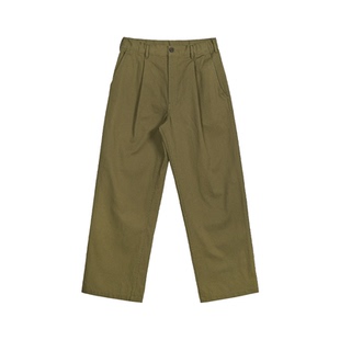 SPELLEDIT2025秋季新品单褶休闲裤简约韩版宽松修长舒适长裤子女