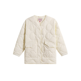 HUNTER2025秋冬女装绗缝羽绒服时尚简约外套休闲羽绒服女