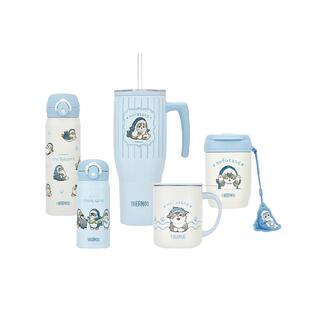 膳魔师猫福珊迪系列保温杯大容量可爱便携双饮咖啡杯桌面马克杯