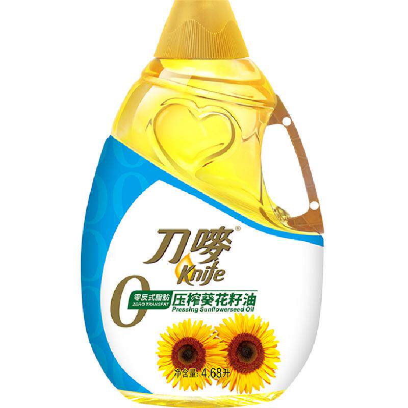 刀唛一级压榨葵花籽油4.68L