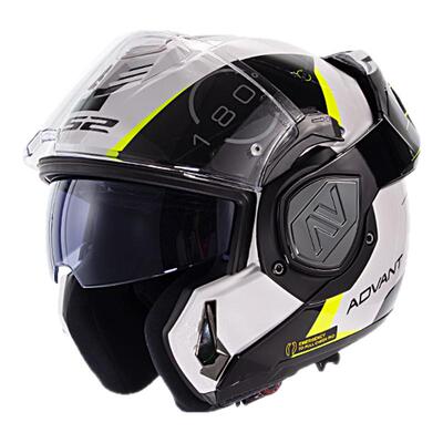 LS2正品双镜片后空翻揭面盔