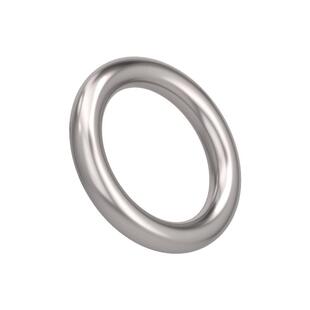 304不锈钢无缝圆环圆圈O型环吊环无痕实心钢环吊床瑜伽连接钢圈环