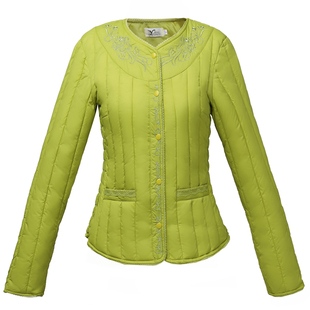 女士棉衣内胆短款修身羽绒棉内穿小棉袄百搭秋冬季丝绵打底薄棉服