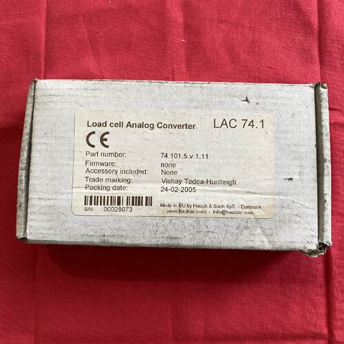 溢价-丹麦H&B LAC 74.1称重传感器转换器，型号74.