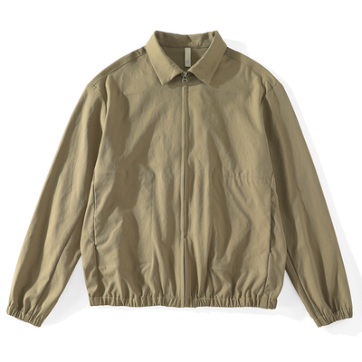 LUUD 美式复古巴恩风防风哈灵顿夹克男短宽版型廓形cleanfit外套