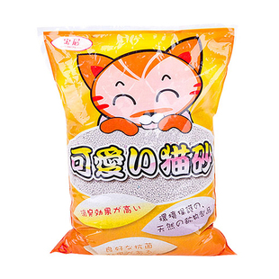 宝尼可爱的球形圆猫砂膨润土猫沙结团5kg*2包=10Kg强力除臭抗菌