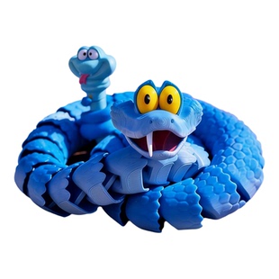 gary蛇盖瑞血清笔一条蛇朱迪尼克跨境爆款3D打印卡通手办全身可摆