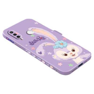 送挂绳华为带图案液态硅胶手机壳