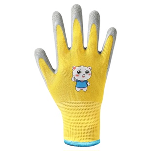 儿童赶海手套捡贝壳抓螃蟹安全防护装备户外活动防刺宝宝沙滩手套