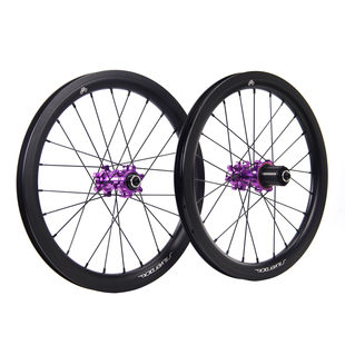 SILVEROCK SR30A铝碟刹轮组桶轴快拆16寸305 349蚂蚁腿K3P折叠车