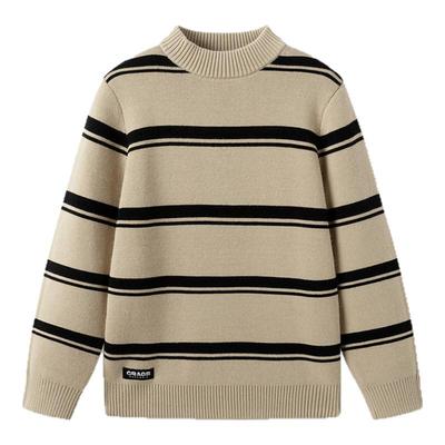 巴拉巴拉童装儿童套头毛衣男童冬装舒适保暖打底线衣百搭时尚上衣