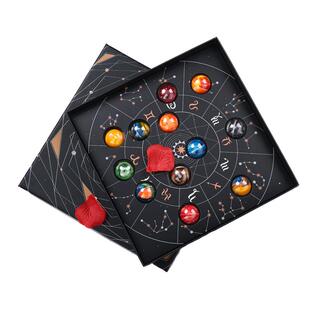 母亲节礼盒宇宙太空行星空星球巧克力12星座心形卡通糖零食礼物
