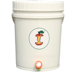 波卡西简装堆肥桶EM发酵桶沤肥桶自制营养土多用途易开盖桶排气阀