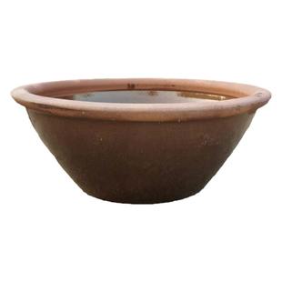 陶瓷和面盆10斤50斤家用晒酱缸加厚特大号粗陶不粘面老式土陶面缸