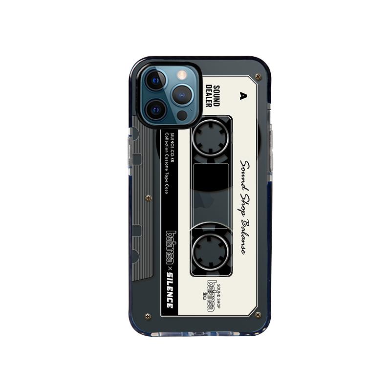 原创意磁带手机壳适用苹果16promax复古iPhone15厚防摔透黑色17pro保护套个性美式朋克风硅胶软壳男女款潮牌