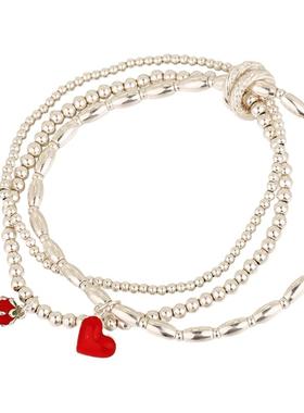 aoli奥丽手链女弹力原创设计珍珠