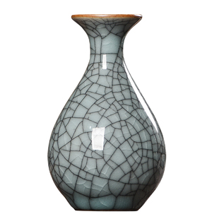 青瓷小花瓶龙泉陶瓷插花器迷你瓶水培花插家居装饰摆件创意瓷瓶