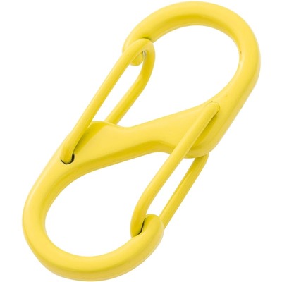 彩色合金登山扣8字钥匙扣锁扣背包扣双头弹簧钩扣饰品S双挂连接扣