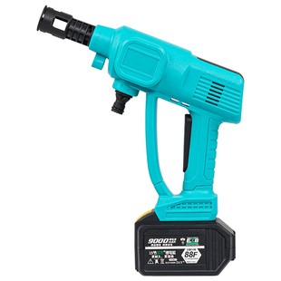 瑞仕大艺无线洗车枪家用高压电动水枪锂电池充电式清洗车神器强力