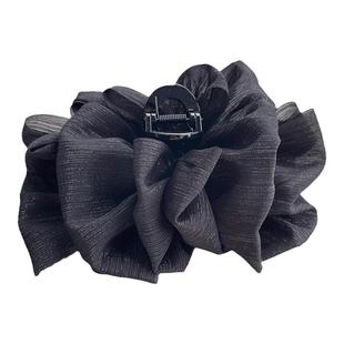 双面泡泡抓夹蓬松显发量鲨鱼夹盘发头饰发卡高级感大发夹女后脑勺