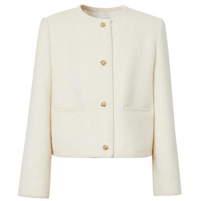 MOFAN摩凡冬新款米白短外套