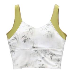 防震高强度运动内衣女一体式固定杯普拉提健身背心瑜伽文胸套装