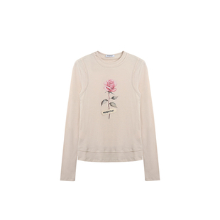 MOMENTPLAY 设计师26春夏新品送你一朵玫瑰花T恤SOLSOL买手店